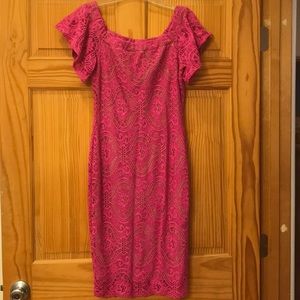 Venus cute pink lace dress